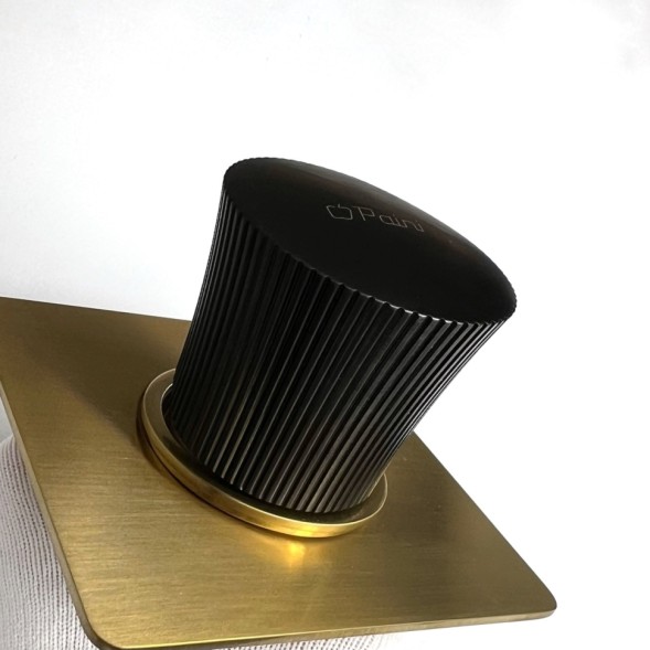 Paini 18PJ690PZ Смеситель для душа Домус встраиваемый, брашированные золото/чёрный