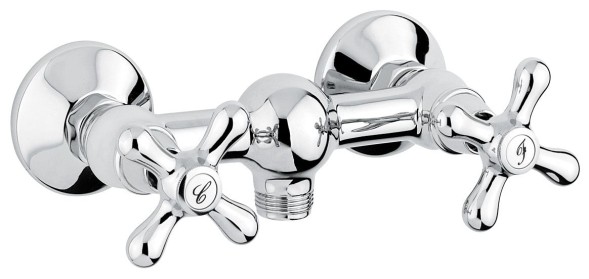 Emmevi Deco Classic, двухвентильный смеситель для душа, без набора для душа, хром 12002/CR