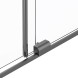Vincea Душевая перегородка Волк-Ин (Walk-In) VSW-1WSL120GSGM, 1200*2000, вороненая сталь, стекло янтарь