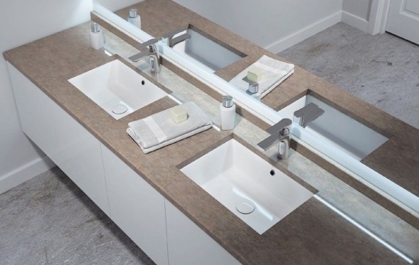 Раковина ISVEA Soluzione накладная ШГВ 527*340*174 отверстия для смесителя отсутствуют цвет белый 10SZ77053