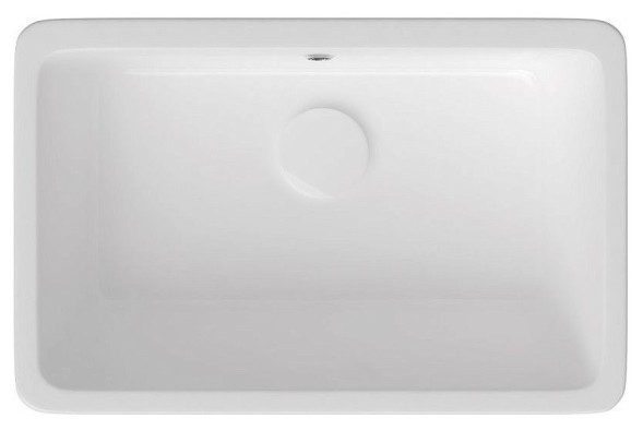 Раковина ISVEA Soluzione накладная ШГВ 527*340*174 отверстия для смесителя отсутствуют цвет белый 10SZ77053