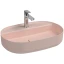 Раковина накладная ISVEA Infinity 60 овальная 60см цвет лососевый матовый 10NF65060-2S