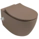 Унитаз ISVEA Sentimenti Neo подвесной с функцией биде цвет коричневый матовый 10ARS1015I-2H