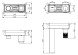 Vincea Смеситель для раковины Домус (Domus) VBFW-5DM01CH встраиваемый, хром