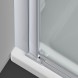 Vincea Душевая дверь Альфа (Alpha) VDP-3AL600CLB, черный, стекло прозрачное