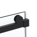 Vincea Душевая дверь Комо Софт (Como Soft) VDS-1CS130CLB, 1300, черный, стекло прозрачное