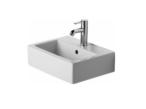 Duravit Раковина, Vero, шгв 450*350*160, отверстия для смесителя-1, цвет белый 0704450027