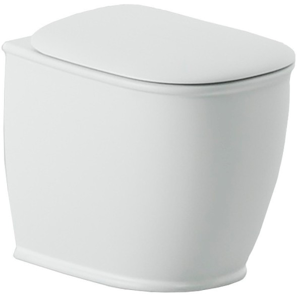 Унитаз Artceram Atelier приставной безободковый цвет белый матовый ATV002 05 00