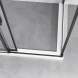 Vincea Душевой уголок Slim-N VSR-4SN8011CLB, 1100*800, черный, стекло прозрачное