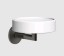 Gessi Мыльница, Anello, шгв 115*127*79, цвет белый#брашированный никель 63701#149