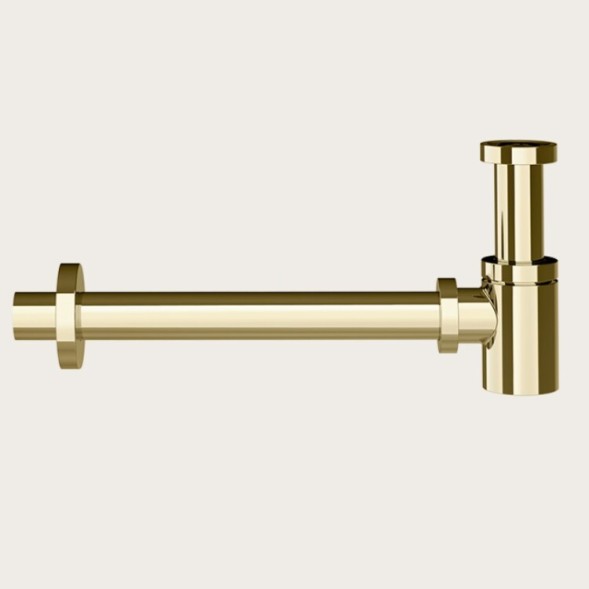 Gessi Сифон, Technical Accessories, бутылочный, 1 1#4", цвет брашированная бронза PVD  01410#726