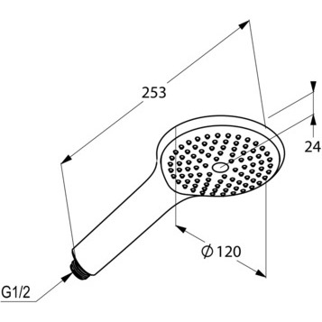 Душевая лейка KLUDI FRESHLINE 6780005-00