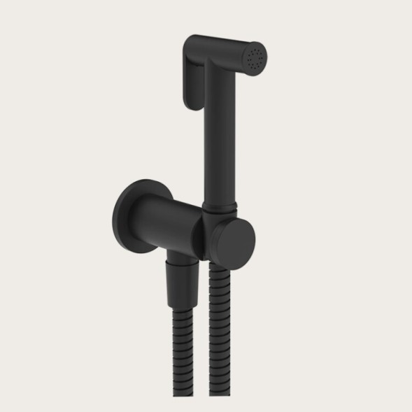 Gessi Гигиенический душ, цвет черный матовый 14331#299