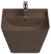 Раковина ISVEA Sott'Aqua подвесная ШГВ 500*420*515 отверстия для смесителя 1 цвет коричневый матовый 10SQ37002-2H