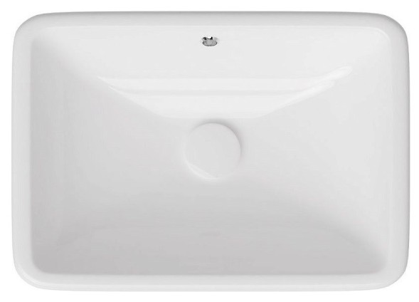 Раковина ISVEA Soluzione накладная ШГВ 562*382*200 отверстия для смесителя отсутствуют цвет белый 10SZ77056