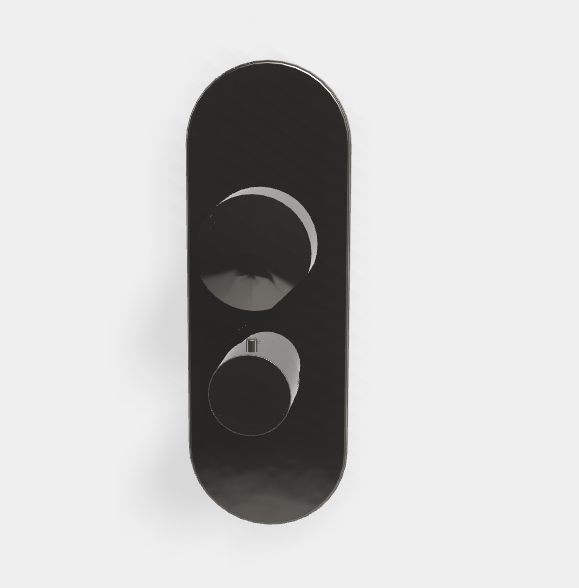 Смеситель для душа, Fima Carlo Frattini, So, цвет-хром черный F3189X7CN