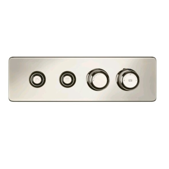 Gessi Смеситель для душа, Hi Fi Eclectic, на 2 потребителя, цвет Никель  65222#720