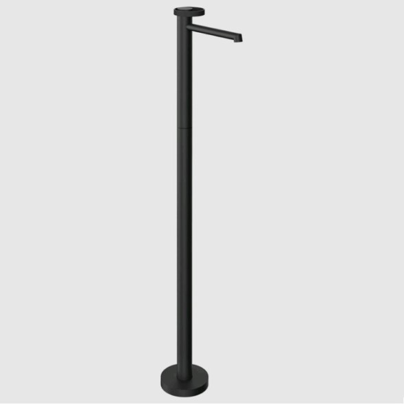 Gessi Смеситель для ванны, Anello, напольный, цвет черный матовый  63393#299