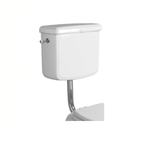 Бачок SIMAS ARCADE Настенный на средней трубе с боковой ручкой смыва цвет белый AR812