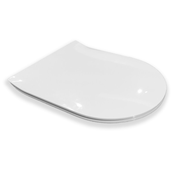 Сиденье с крышкой HATRIA PLANETA Y9E801 с микролифтом быстросъемное экстратонкое цвет белый