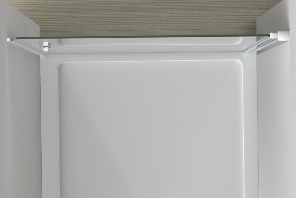 Vincea Душевая дверь Альфа (Alpha) VDP-3AL600MT, хром, стекло текстурное