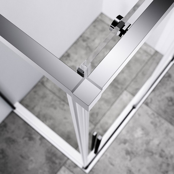Vincea Душевой уголок Slim-N VSR-4SN9011CL, 1100*900, хром, стекло прозрачное