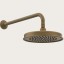 Gessi Верхний душ, Spotwater, 79*79, цвет брашированная бронза PVD  57263#726