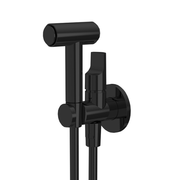 Гигиенический душ, Fima Carlo Frattini, Collettivita', цвет-чёрный матовый F2320/4NS