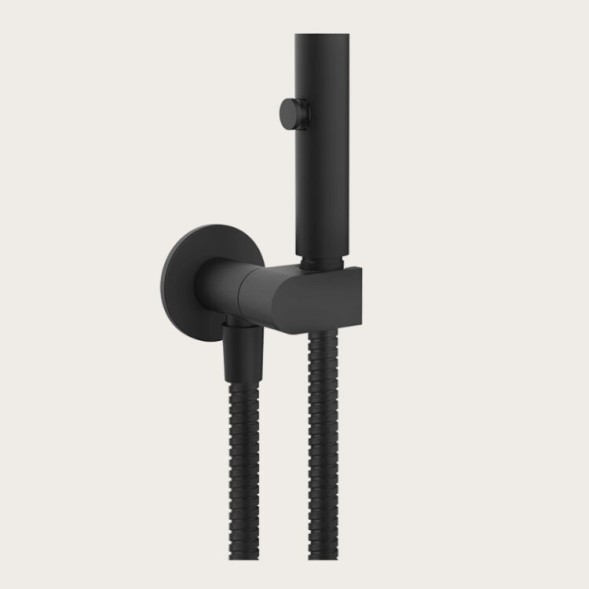Gessi Гигиенический душ, цвет черный матовый 45124#299