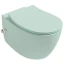 Унитаз ISVEA Sentimenti Neo подвесной с функцией биде цвет мятно-зеленый матовый 10ARS1015I-2T
