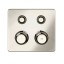 Gessi Смеситель для душа, Hi Fi Eclectic, на 2 потребителя, цвет Никель  65232#720