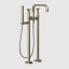 Gessi Смеситель для ванны и душа, Inciso, напольный, цвет Никель матовый 58129#149