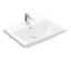 Villeroy&amp;Boch Раковина, Subway 3.0, шгв 650*470*120, отверстия для смесителя-1 сквозное, 2 промаркированных, CeramicPlus, цвет-альпийский белый 4A7066R1