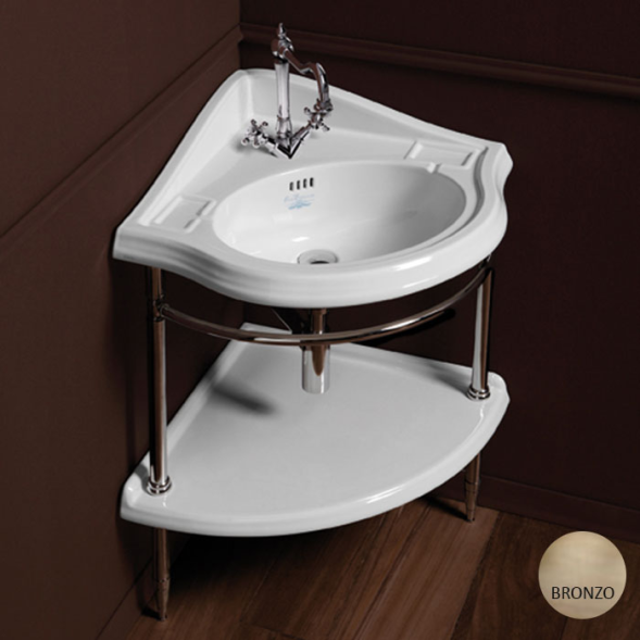 Консоль SIMAS ARCADE угловая напольная цвет бронза 1011BR