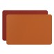 Плейсмат COLOMBO DESIGN ADJ 002.09/30 настольный двухсторонний цвет коньяк/бордо