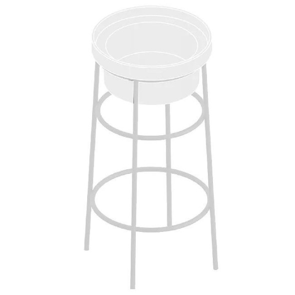 Консоль Artceram Fuori Scala для круглой раковины цвет белый матовый ACA054 05