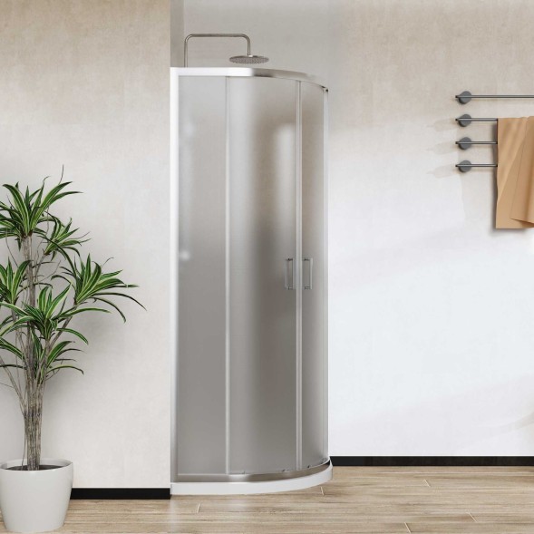 Vincea Душевой уголок Сити (City) VSQ-5CT800MT, 800*800, хром, стекло текстурное