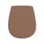 Сиденье с крышкой Artceram Azuley с микролифтом цвет Brown tortora AZA001 40 71