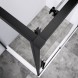 Vincea Душевой уголок Slim-N VSR-4SN9011CLB, 1100*900, черный, стекло прозрачное