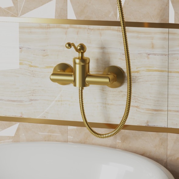 Paini 88PJ511 Смеситель для душа Дуомо , брашированное золото