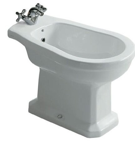 Биде GALASSIA ETHOS 8428M напольное с одним отверстием цвет белый глянцевый