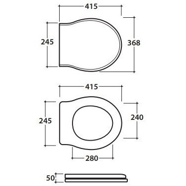 Сиденье с крышкой GLOBO PAESTUM с микролифтом дерево дуб цвет белый PS20RB