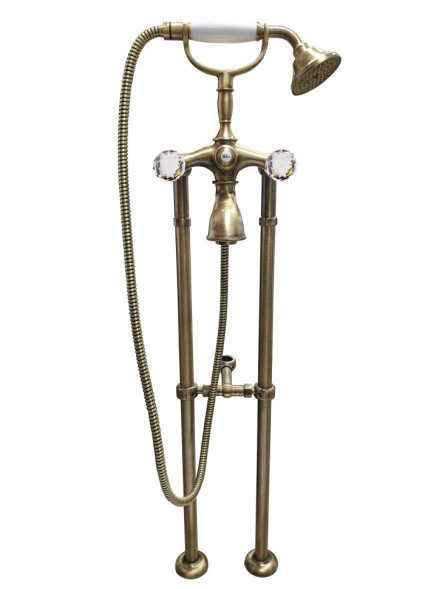 Смеситель для ванны напольный Webert Karenina KA720801065, бронза