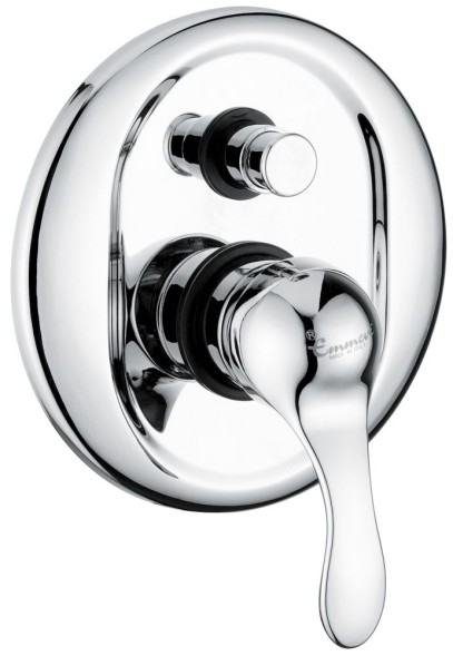 Emmevi Внутристенный смеситель Melody на 2 выхода, цвет хром 11019CR