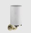 Gessi Стакан, VENTI20, шгв 75*115*182, цвет белый#Матовая латунь  65407#727