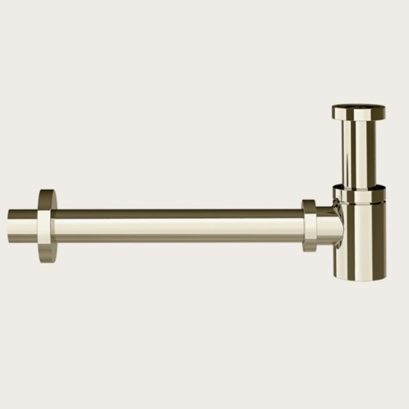 Gessi Сифон, Technical Accessories, бутылочный, 1 1#4", цвет брашированный хром  01377#147