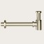 Gessi Сифон, Technical Accessories, бутылочный, 1 1#4", цвет брашированный хром  01377#147