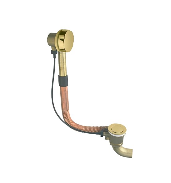 Слив-перелив для ванны полуавтомат Webert AC0033010. золото