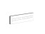 Gessi Форсунка боковая, Rettangolo, цвет черный брашированный металл  32979#707