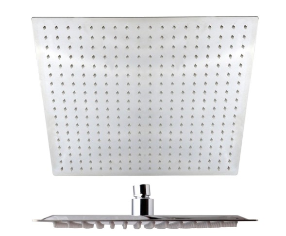 AQG, душевая квадратная ультраплоская антикальцевая головка ATLAS C30 см, цвет хром